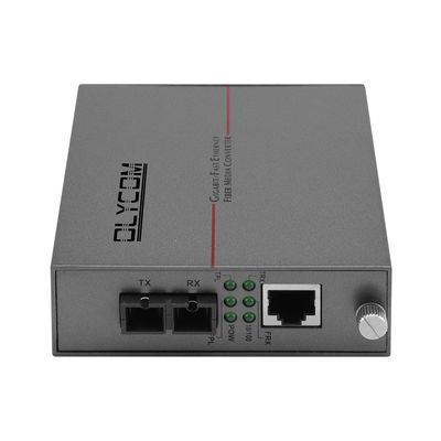Konwerter mediów Ethernet 10/100M LFPT Złącze SC Montaż w szafie Rack Nienadzorowany DC5V