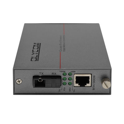 Gigabit Fiber Optic Ethernet Media Converter Single Fiber SC Port Niezarządzany 20KM