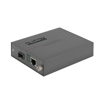 SFP Włókno optyczne Ethernet Media Converter Megabit Rack Mountable Unmanaged LFPT DC5V