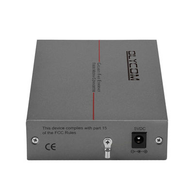 SFP Włókno optyczne Ethernet Media Converter Megabit Rack Mountable Unmanaged LFPT DC5V