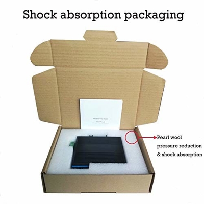 4 porty DIN PoE Switch Gigabit Network 100M 1G SFP Fiber Unmanaged Fanless Realtek