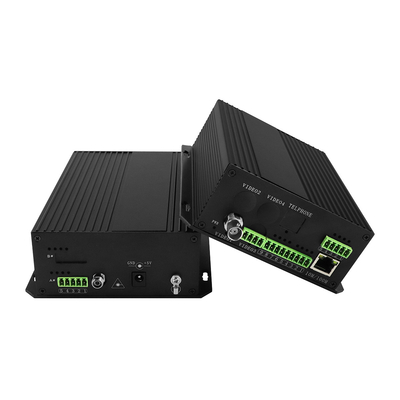 Bidi Data Dry Contact Analogic Video Fiber Converter RS232 RS485 Wstawiona na półce DC12V