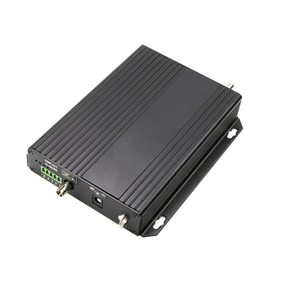 Analog Video Bidi Data RS232/RS422 10/100M Ethernet Over Fiber Konwerter DC5V