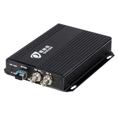 1080P HD SDI Video Fiber Extender Konwerter optyczny Single Mode 20km Z lokalną pętlą 12V