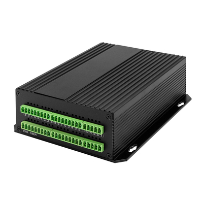 Zamknięcie w kontakcie suchym Konwerter światłowodowy Bidi Zamknięty 8 Port Rack Mountable