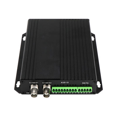 Zbalansowany konwerter mediów wideo RS422 RS485 Audio DC5V 2A ST Fiber 30km CE